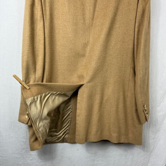 Vintage Gordon Thomas 100% Camel Blazer Mens 48L Oversized Layering Unisex - Picture 4 of 15